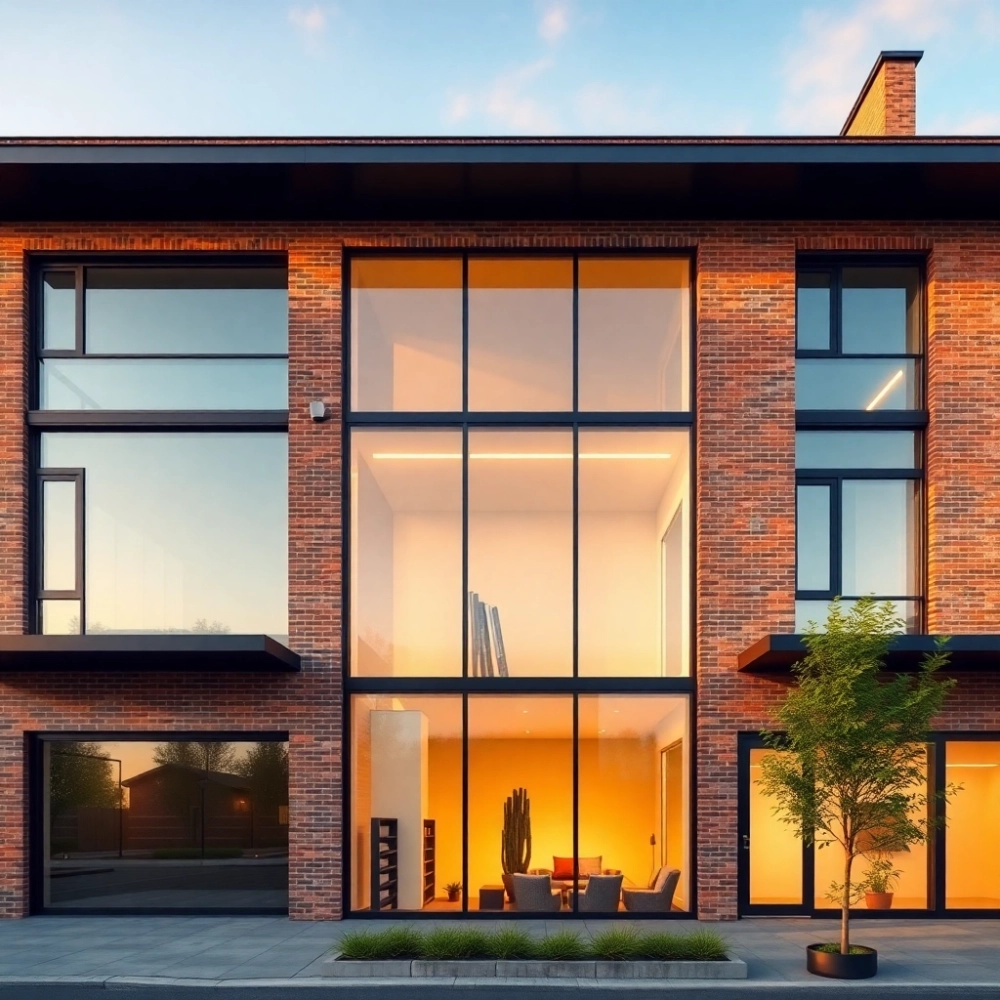 Ceglasty dach jaka elewacja