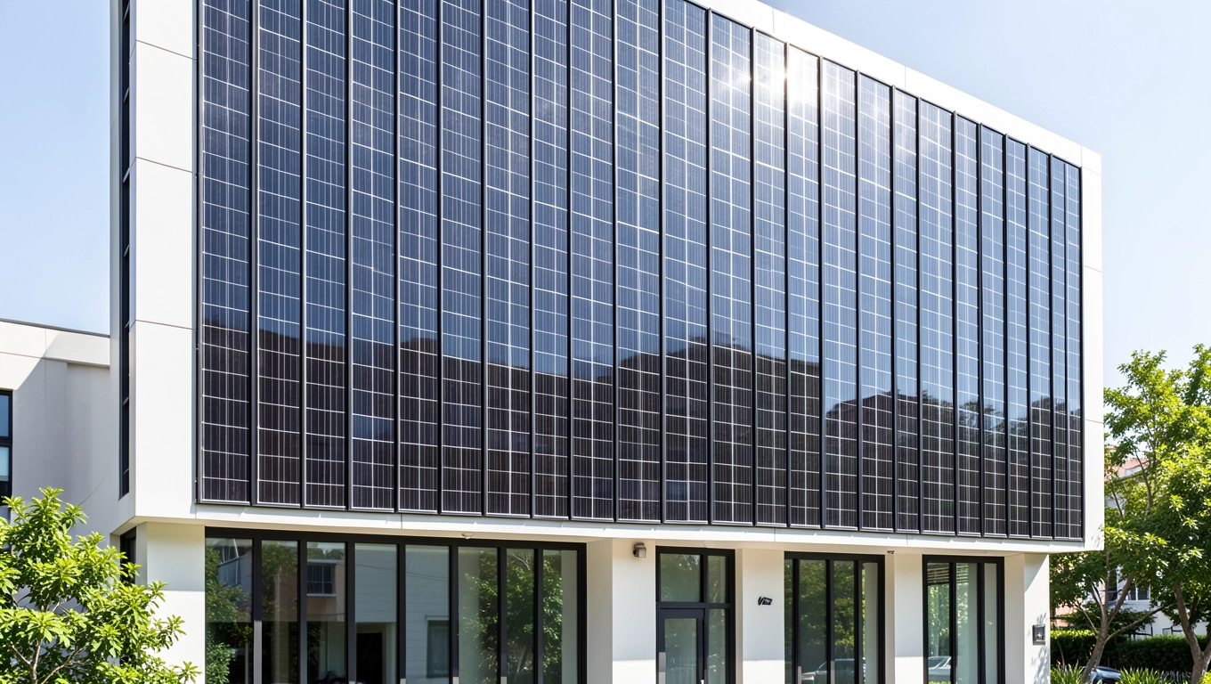 fotowoltaika na elewacji