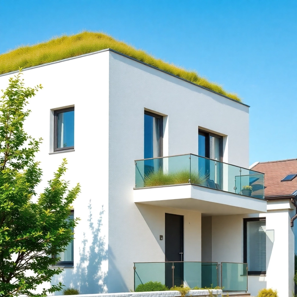 Jaka elewacja do zielonego dachu