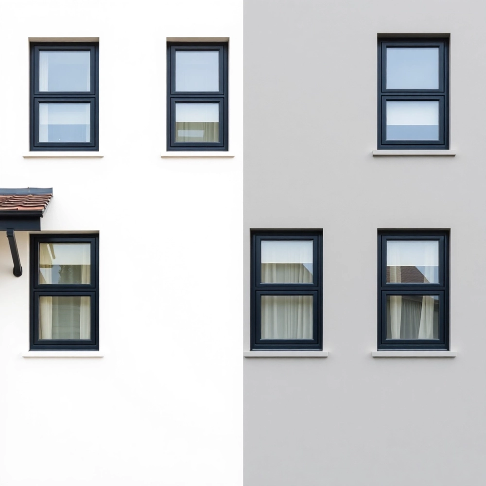 Jaki kolor elewacji do antracytowych okien