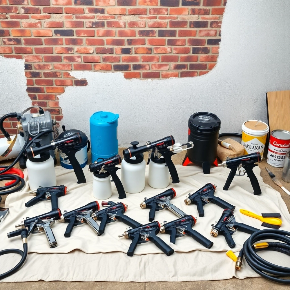 Jaki pistolet do malowania elewacji