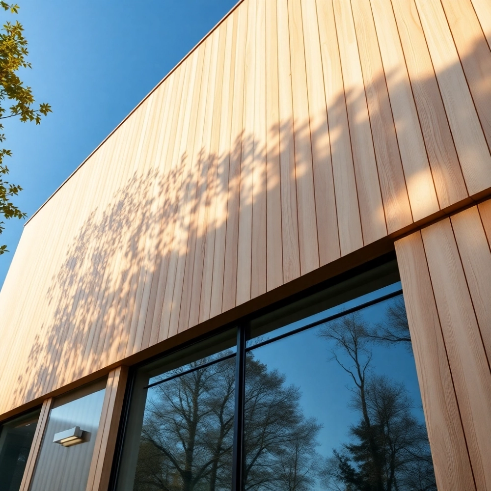 Jasna Elewacja Z Drewnem