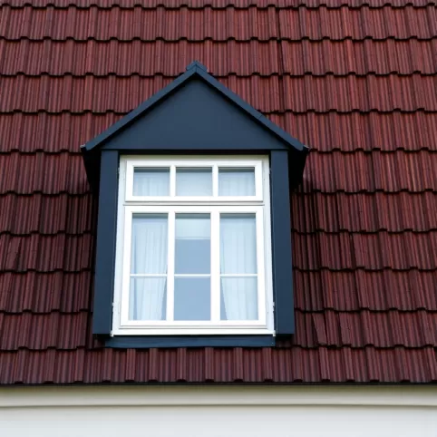 Czarny dach białe okna jaka elewacja