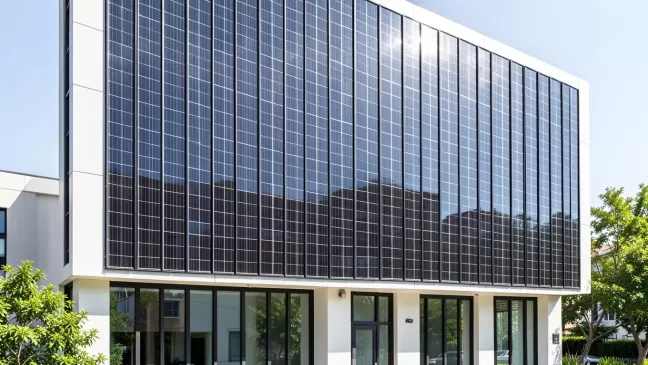 fotowoltaika na elewacji