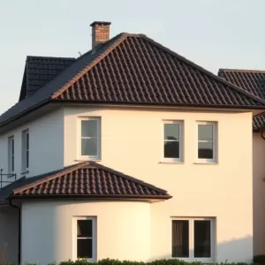 Grafitowy dach jaka elewacja