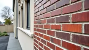 Imitacja cegły na siatce na elewację