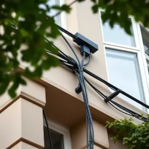 Jak zamaskować kable na elewacji