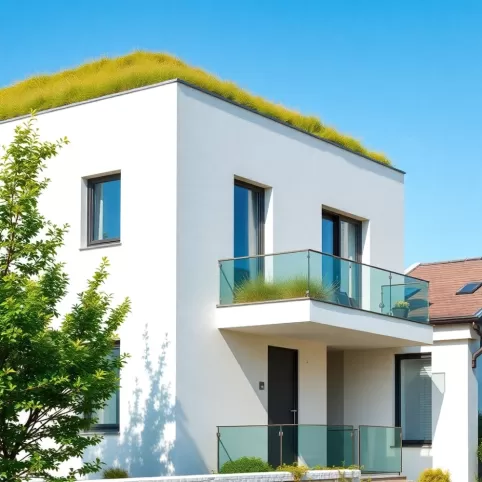 Jaka elewacja do zielonego dachu