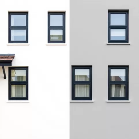 Jaki kolor elewacji do antracytowych okien
