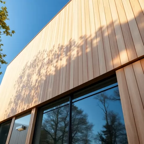 Jasna Elewacja Z Drewnem