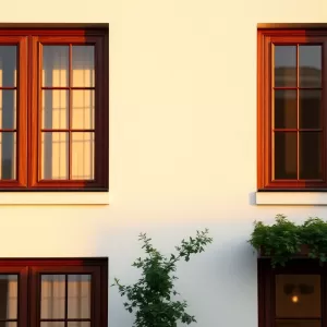 Mahoniowe okna jaka elewacja