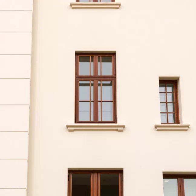 Okna orzech jaka elewacja